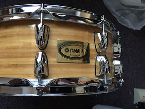 Yamaha 14" x 5.5" Bamboo Snare Drum 2000s Natural Rare Mint!