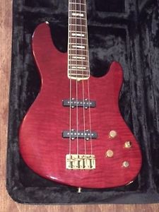 Fender American Deluxe Jazz QMT Electric Bass Guitar
