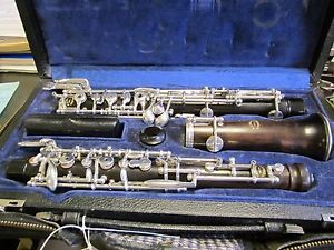 Laubin Grenadilla Oboe #1753, Excellent Condition, Polymer Bore Liner
