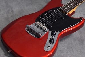 Fender Mustang MG69 Matching Head Candy Apple Red Electric Guitar Free Shipping