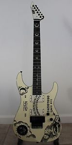 ESP Signature KH 2 Kirk Hammett White Ouija Electric Guitar