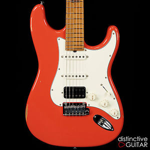 NEW SUHR CLASSIC ANTIQUE SELECT ROASTED RECOVERED SINKER MAPLE FIESTA RED FINISH
