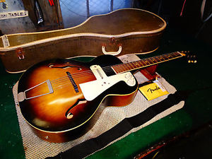 Vintage Harmony Archtop Electric Guitar w'Unique Square Magnet Pick-Up Cool
