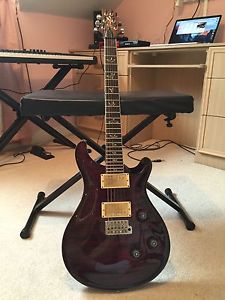 PRS Custom 24 25th Anniversary. Angry Larry 10 Top, Reverse Birds.