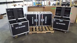Lot of 4 x Martin Mac 350 Entour Dual Unit Cases