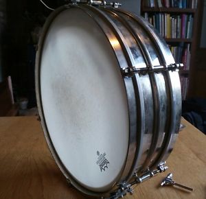 1920s Ludwig Universal 15" x 4" Nickel on Brass Snare Drum (Black Beauty shell)
