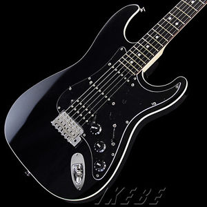 Fender Japan Aerodyne Stratocaster Medium Scale HSS Black F/S From Japan #C23