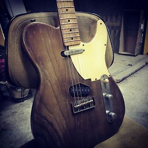 201612 :: Baldman's Relic Telecaster nitrocellulose amber finish : Aged Roadworn