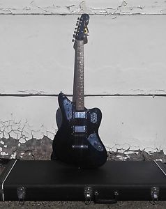 Rare Fender Jaguar Special Edition HH Black w/ Hardshell Case CIJ Made in Japan