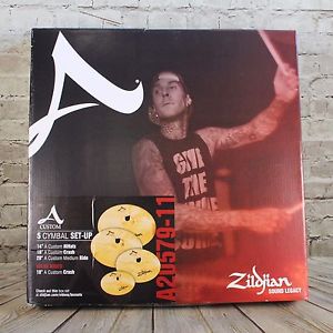 Zildjian A Custom Pack W/ Free 18" A Custom Crash
