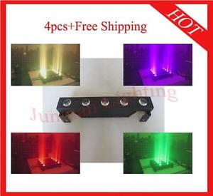 4pc 5*15W RGBW 4 in 1 Led Matrix Light DJ State Bar Light Free Shipping