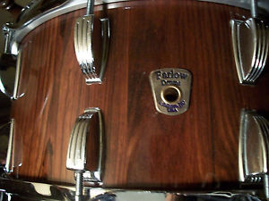 7 x 14" Amazom Rosewood Solid Stave Snare Drum w/ Ludwig Hardware