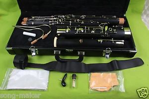 New Bassoon C tone Ebonite 26 keys Fine quality Free case  #b11