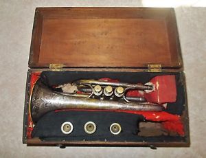 Antique CONN & DUPONT Cornet 1877 - 1879 with Original Case