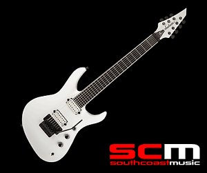 JACKSON CHRIS BRODERICK PRO SERIES SL7 ELECTRIC GUITAR SNOW WHITE ONE ONLY!