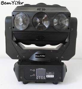 2pcs/lot CREE color 9x10w led beam moving head light/RGBW-1/effect dj show stage