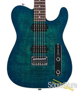 Suhr Classic T Aqua Blue Burst HH IRW Electric #22354 - Used
