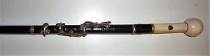 antique walking stick Worthing piccolo / flute