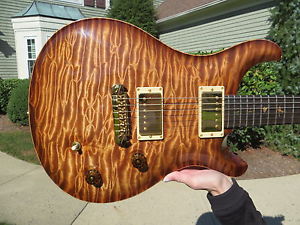 Prs Private Stock Custom 22 1 Piece Quilt Top Brazilian Copperhead Madagascar