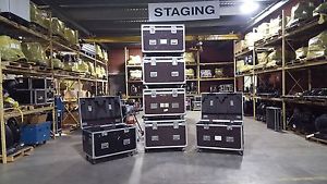 Lot of 6 x Martin Mac TW-1 Dual Unit Cases 44"x30 3/4"x32 3/4"