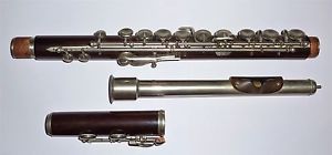 Beautiful unmarked LP Cylindrical Bore Rosewood Flute
