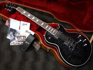 Free Shipping New Gibson Les Paul Premium Quilt 2017 Translucent Ebony Burst