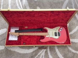 John Suhr Classic Heavy Antique Fiesta Red, SSC, Coil Tap, Abalone, S/N 9420 A++