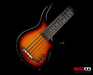 KALA S-U-B SOLID BODY UKULELE BASS SUNBURST FINISH PADDED GIG BAG NEW!