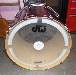 Pacific CX Series 24" Bass Drum DW Workshop PDP Ensenada Red Sparkle Cmplt Used