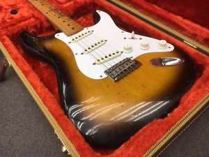 Free Shipping Used Fender Japan 1982 ST'57-115 -T (Tobacco Sunburst)- Guitar