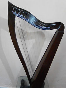 New Beautiful Professional Rosewood 36 String Lever Harp with Square Sound Box