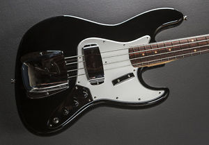 NEW SEALED in BOX!!! FENDER 64' REISSUE JAZZ BASS in CUSTOM COLOR BLACK! #C334