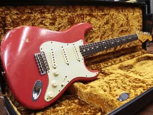 Fender 1962 Stratocaster Heavy Relic Fiesta Red Electric Free Shipping