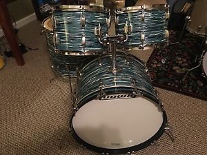 1974 Ludwig Bowling Ball Finish Drum Set 12,13,16,22
