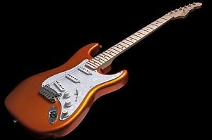 G&L Legacy Tangerine Metallic with hard case