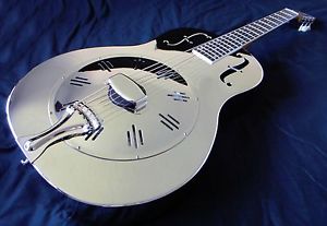 Duolian Resonator Resophonic Guitar - Triple Plated Solid Brass Body