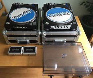 X2 Technics 1210 2x Swanflight Cases X2 Ortofon Dj S Needles/cart Dust covers