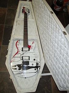 Schecter Vampira S-1 Limited Edition Electric Guitar w/White Coffin Case Rare!!!