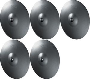 Roland V-Cymbal Ride CY-15R-MG - Metallic Gray (5-pack) Value Bundle