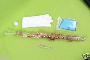 Professional concert Crystal body semiautomatic oboe gold-plating C key #1553