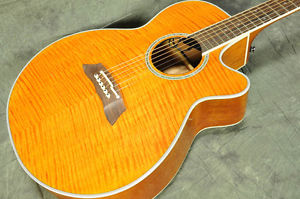 Takamine PTU121C Vintage Acoustic Electric Guitar w/Softcase from Japan