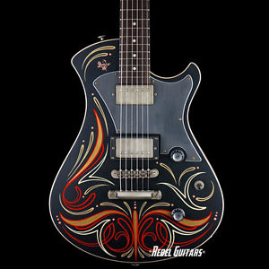 Springer Guitars Halfbreed Hand-Pinstriped Boutique Guitar w/ Haussel Pickups