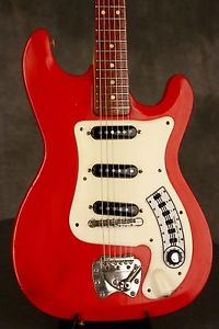 original 1963-'64 Hagstrom/KENT III refinished RED like David Bowie's guitar
