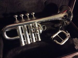 $ALE! VINTAGE AWESOME SELMER Bb/A & G PICCOLO TRUMPET FRANCE NEAR MINT BACH CASE