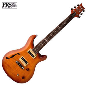 PRS Paul Reed Smith SE Custom 22 Semi Hollow Electric Guitar V Sunburst 2017