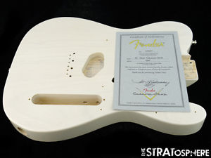 Fender USA Custom Shop Postmodern NOS Telecaster BODY Tele Nitro White Blonde