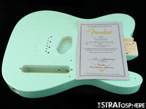Fender USA Custom Shop Postmodern Relic Telecaster BODY Tele Nitro Surf Green