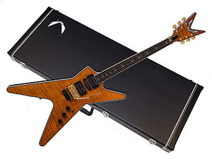 DEAN ML Switchblade Floyd HSH electric GUITAR Trans Amber w/ CASE - Floyd Rose