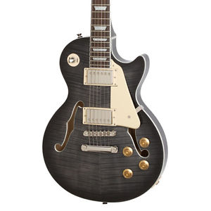 Epiphone Les Paul ES PRO Electric Guitar, Trans Black (NEW)