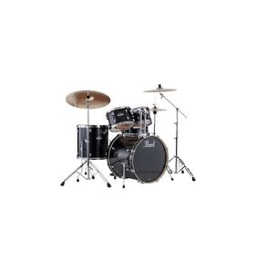 Batterie Pearl Export Rock 22'' Jet black avec cymbales